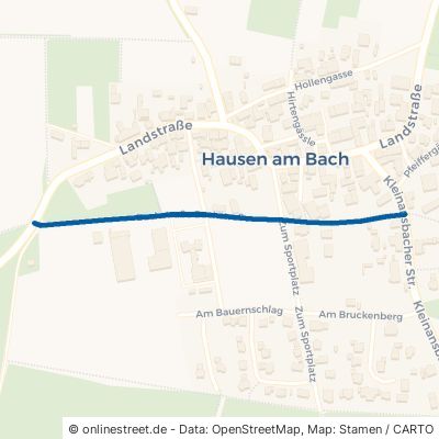 Bachstraße Rot am See Hausen am Bach 