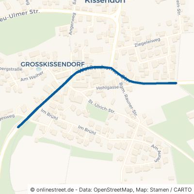 Weißenhorner Straße Bibertal Kissendorf 