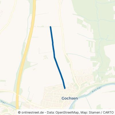 Osterbacher Weg Hardthausen am Kocher Gochsen 