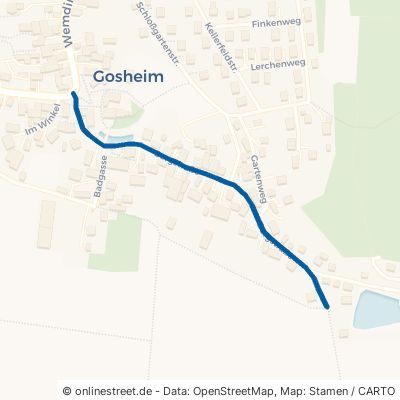 Bergstraße Huisheim Gosheim 