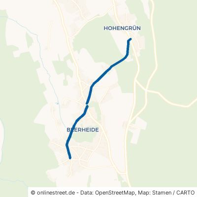 Straße des Friedens Auerbach (Vogtland) Beerheide 