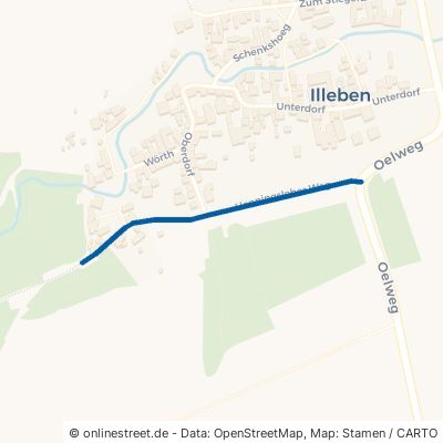 Henningsleber Weg Bad Langensalza Illeben 