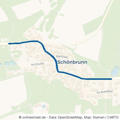 Rudendorfer Straße Ebelsbach Schönbrunn 
