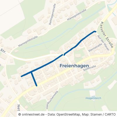 Nordstraße Waldeck Freienhagen 