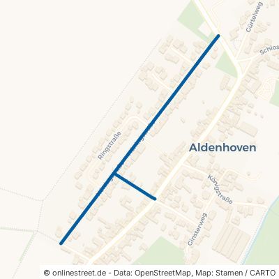 Höningstraße Jüchen Aldenhoven 