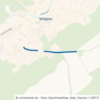 Grillenberger Weg Sangerhausen Wippra 