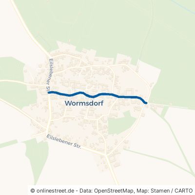 Straße Des Friedens Eilsleben Wormsdorf 