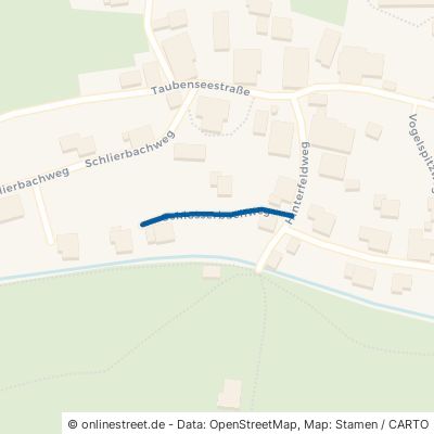 Schlosserbachweg Unterwössen Hinterwössen 