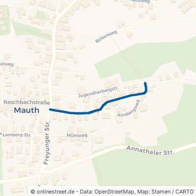 Hüttenbergweg Mauth 