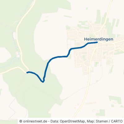 Weissacher Straße Ditzingen Heimerdingen 
