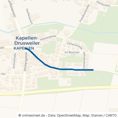Untere Hauptstraße Kapellen-Drusweiler 