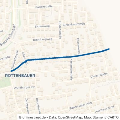 Rebenstraße Würzburg Rottenbauer 