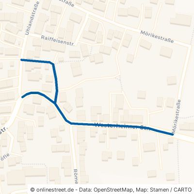 Westerheimer Straße Römerstein Donnstetten 