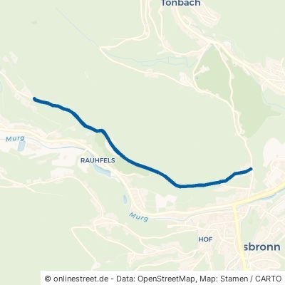 Sommerseitenweg Baiersbronn Mitteltal 