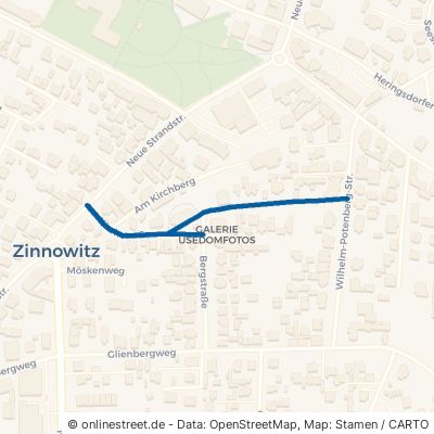 Kirchstraße Zinnowitz Ostseebad Zinnowitz 