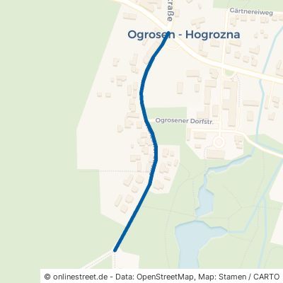 Ranzower Straße Vetschau Ogrosen 