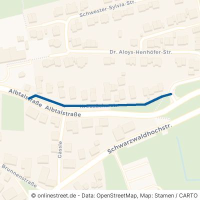 Kreuzäckerstraße Malsch Völkersbach 