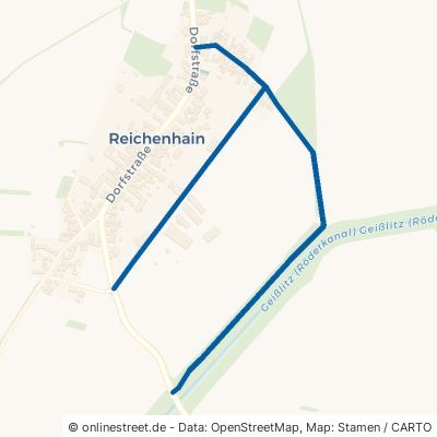 Siedlungsstraße Röderland Reichenhain 
