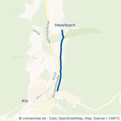 Heselbacher Weg Baiersbronn Klosterreichenbach 