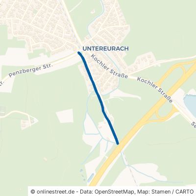 Höhenrieder Weg Iffeldorf Untereurach 