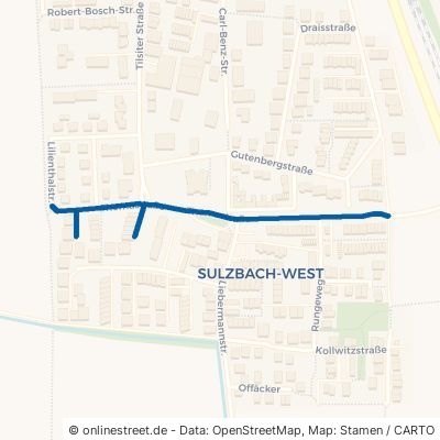 Thomastraße Weinheim Sulzbach 