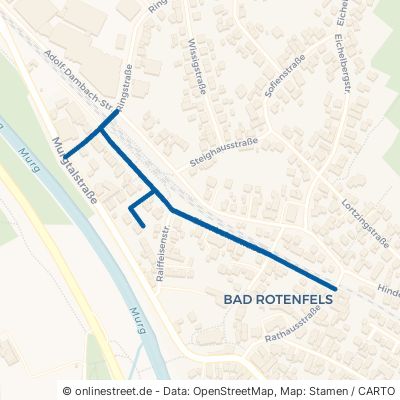 Eisenbahnstraße Gaggenau Bad Rotenfels 