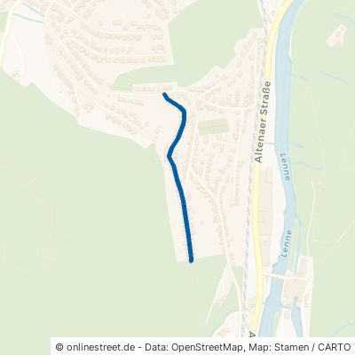 Hermann-Löns-Weg Nachrodt-Wiblingwerde Einsal 