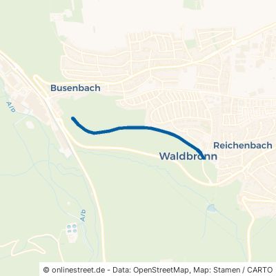 Römerweg Waldbronn Busenbach 