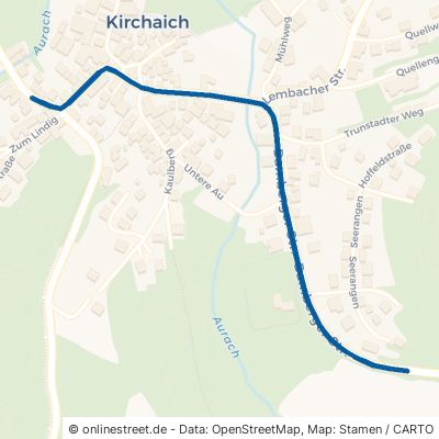 Bamberger Straße Oberaurach Kirchaich 