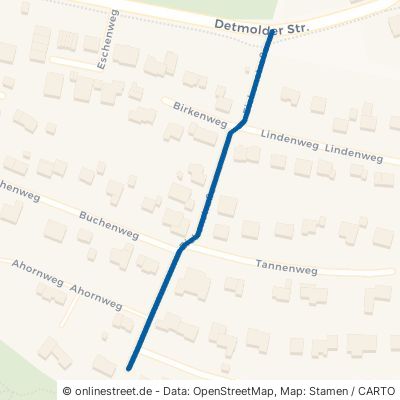 Eichenstraße Oerlinghausen Helpup 