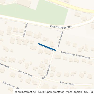 Birkenweg Oerlinghausen Helpup 