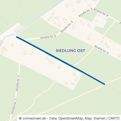 Straße Nr. 4 Heidesee Friedersdorf 