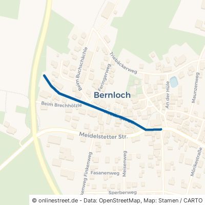 Reutlinger Straße Hohenstein Bernloch 