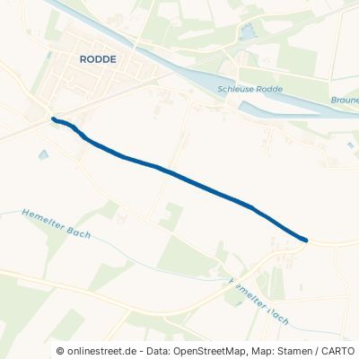 Fernrodder Straße Rheine Kanalhafen/Rodde 