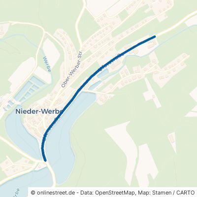 Uferstraße Waldeck Nieder-Werbe 