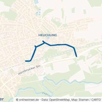 Neunkirchener Straße Lauf an der Pegnitz Heuchling 