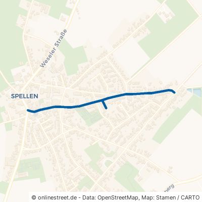 Friedrich-Wilhelm-Straße Voerde (Niederrhein) Spellen 