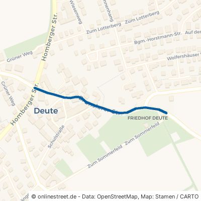 Brunslarer Straße Gudensberg Deute 
