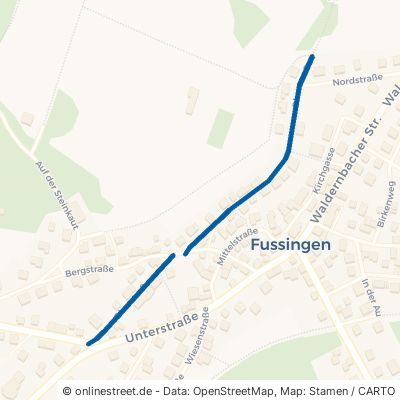Oberstraße Waldbrunn Fussingen 