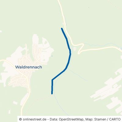 Unterer Sackbergweg Neuenbürg Waldrennach 