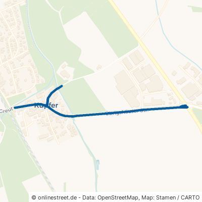 Übrigshäuser Straße Untermünkheim Kupfer 