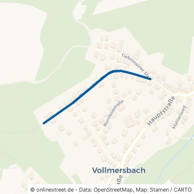 Flurstraße Vollmersbach 