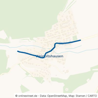 Hauptstraße Lohra Weipoltshausen 