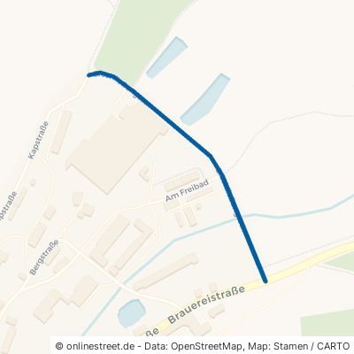 Erschließungsstraße Steinberg Wernesgrün 
