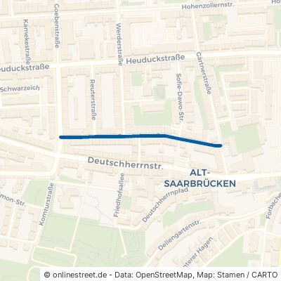 Francoisstraße Saarbrücken Alt-Saarbrücken 