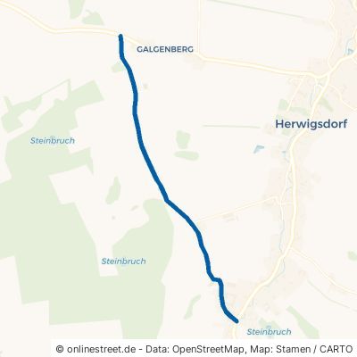Stadtweg Rosenbach Herwigsdorf 