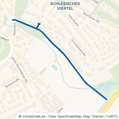 Schaftriebweg Mainz Oberstadt 