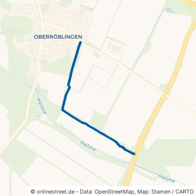 Wiesenweg Sangerhausen Oberröblingen 