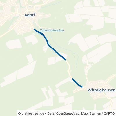 Wirmighäuser Straße Diemelsee Adorf 