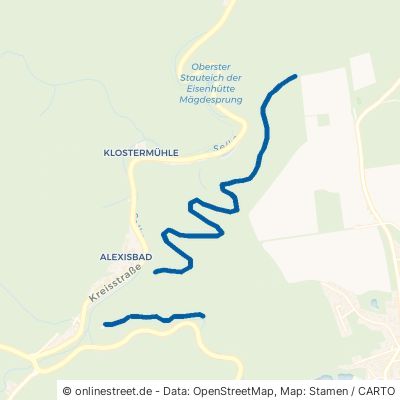 Klippenweg Harzgerode Alexisbad 